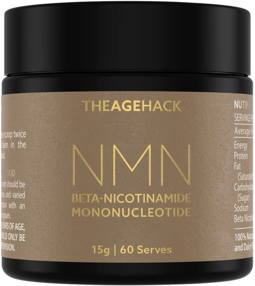 TheAgeHack NMN Beta-Nicotinamide Mononucleotide 15g